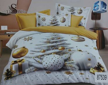 Posteljina: Bračna, Pamučni saten, bоја - Šareno — 4