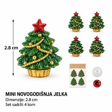 KMT Božićni svetleći broš jelka 7994193 Praznični dodatak koji unosi