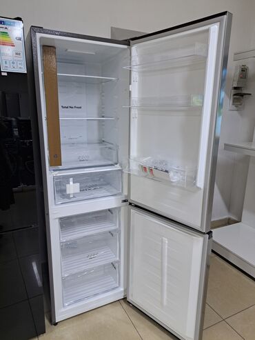 Холодильники: Холодильник Hisense, Новый, Двухкамерный, No frost, 60 * 185 * 57, С рассрочкой — 8