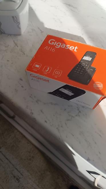 telefon ekran: Gigaset A116 simsiz DECT ev/ofis telefonu Xüsusiyyətlər: - Analioq — 1
