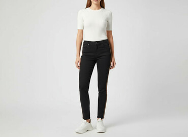ubrania river island: River Island, Jeansy damskie, rozmiar L
