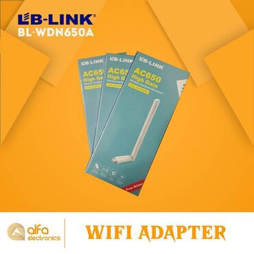adapter modem wifi: Lb-Link BL-WDN650A 650 Mbps Dual Band Wireless usb Adapter Məhsul