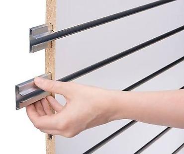 divar üçün işıq: Slatwall panel və asılqan sistemləri Məhsul təsviri: - Mağaza — 5