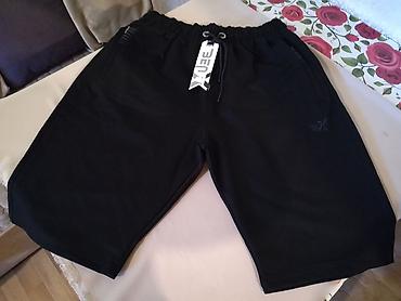 maslinaste pantalone: Kvalitetne muske pamucne bermude Benx u velikom broju 5XL — 1