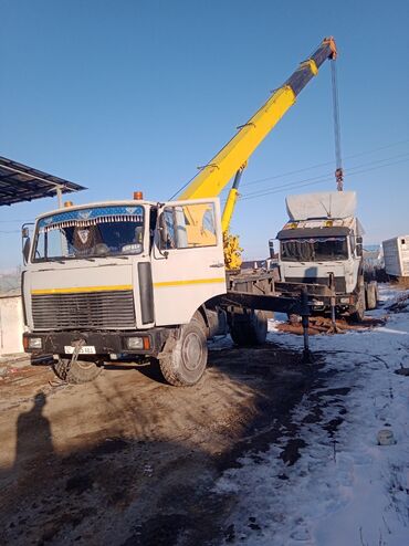 Услуги автокрана на базе Маз .г Каракол,работаем по Иссык-Кульской