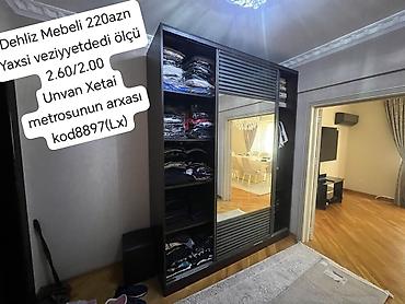 ayakkabi refi: Dehliz Mebeli 220azn Yaxsi veziyyetdedi ölçü 2.60/2.00 Unvan Xetai — 1