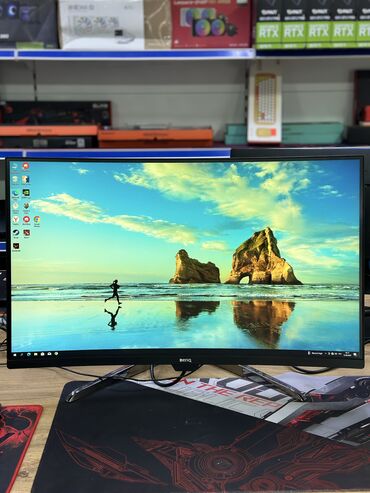 мониторы игровые: Монитор, Benq, Колдонулган, LED, 31" - 32"