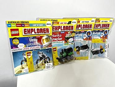 Журналы LEGO Explorer оригинал, 4 шт Запечатанные, состояние на