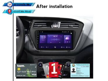 avto monitor: Hyundai I20 17-18 Android Monitor DVD-monitor ve android monitor hər