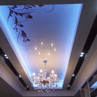 Натяжной потолок: Натяжной потолок Глянцевое, Матовое, 3D потолки Бесплатный замер, Гарантия, Монтаж — 12