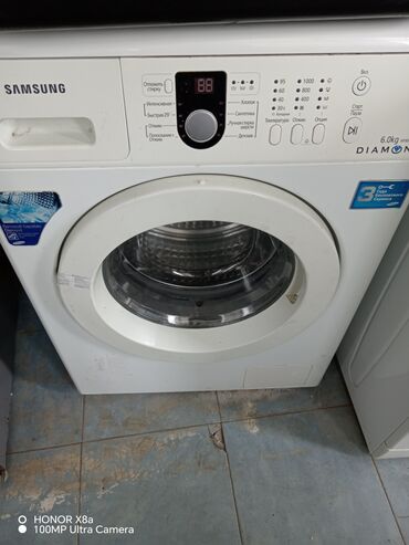 запчасти для стиральных машин рядом: Стиральная машина Samsung, 6 кг, Б/у, Автомат, Есть сушка, Нет кредита, Самовывоз