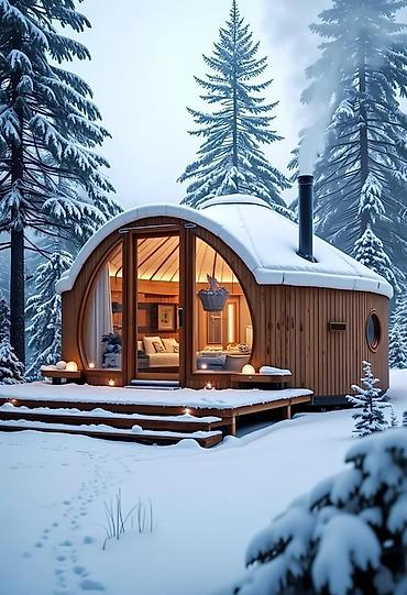 Продажа юрт: Готовые и проектируемые дома в стиле типи/вигвам и современные — 4