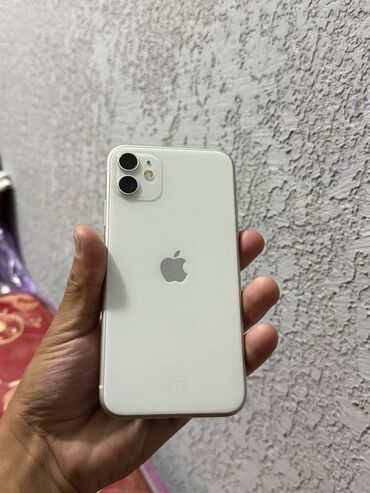 айфоны ош: IPhone 11, Б/у, 128 ГБ, Белый, Коробка, 75 %