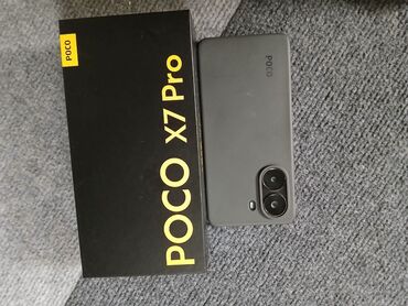 колонки mi: Poco X7 Pro, Колдонулган, 256 ГБ, түсү - Кара, 2 SIM