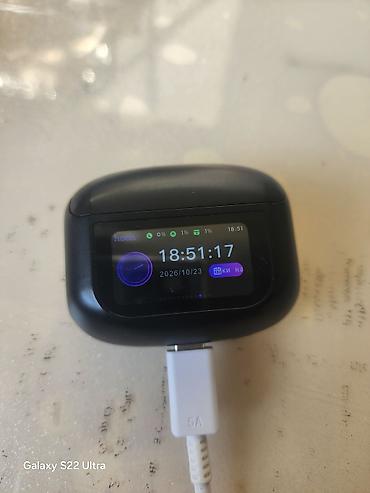 Elektronika: İşlənmiş Simsiz (Bluetooth) Qulaqcıqlar, Hoco, rəng - Qara — 8