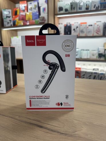 Наушники: Mobi center/Моби Центр Hoco Беспроводная гарнитура Hoco S19 280 000 — 8