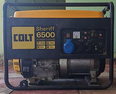 xalça satisi: COLT Sheriff 6500 benzin generatoru Texniki göstəricilər: - Güc: 5.5 — 1