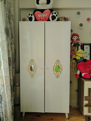 dehliz dolab: Гардеробный шкаф, Б/у, 2 двери, Распашной, Прямой шкаф, Азербайджан