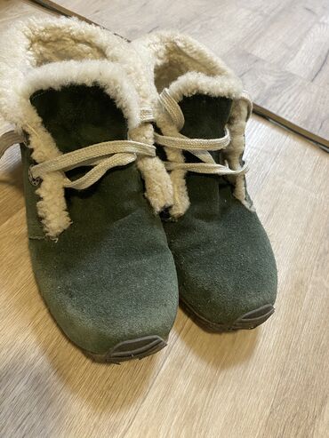 обувь зимный: Ботинки и ботильоны 37, цвет - Зеленый