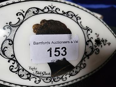 pehar za poklon: Satula engleska unikatna 1930 do 1950 g.Crown Staffordshire aukcijski — 8