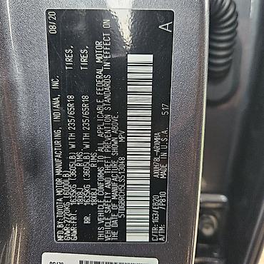 Toyota: Toyota Highlander: 2020 г., 2.5 л, Вариатор, Гибрид, Кроссовер — 7