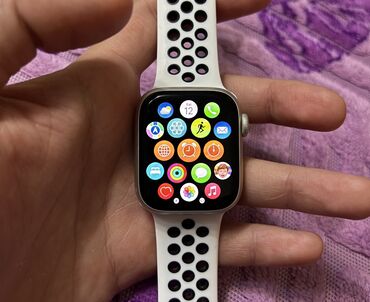 watch saat: İşlənmiş, Smart saat, Apple, Sensor ekran, rəng - Gümüşü