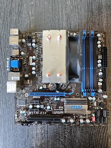 socket 1151: Материнская плата для ПК, Б/у, MSI, LGA1156, Micro-ATX — 1