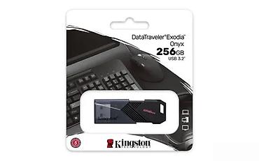 Hard diskovi, eksterni diskovi: Kingston DataTraveler Exodia Onyx USB flash memorija – 256 GB, USB 3.2 — 1