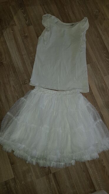 lepršave suknje: Midi, 140-146, color - White