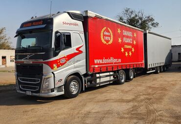 дом на колесо: Тягач, Volvo, Тентованный