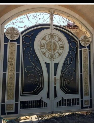 Həyət darvazaları: Metal EN MMC olaraq istədiyiniz forma və ölçüde demir işlerinin -da lalafo.az — 8 Həyət darvazaları: Metal EN MMC olaraq istədiyiniz forma və ölçüde demir işlerinin — 8