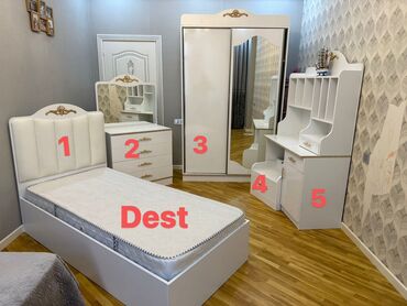 Professional sobalar: Qız üçün, İşlənmiş, Təknəfərlik çarpayı, Yazı masası, Dolab, Termo