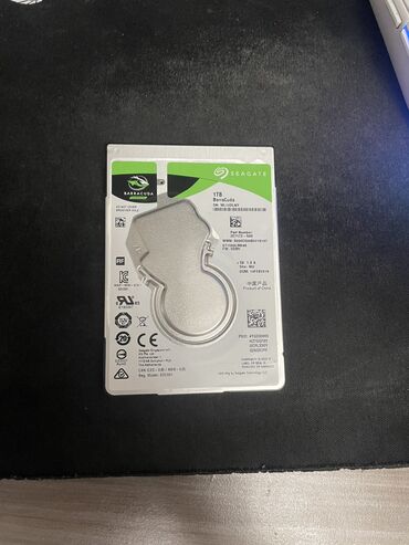 Техника для кухни: Внутренний Жёсткий диск (HDD) Seagate, 1 ТБ, 7200 RPM, 2.5", Б/у