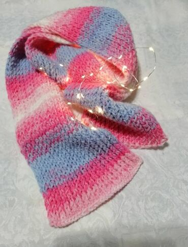 esarpa new yorker icine cm x cm materijal viskoza: Wool scarf, color - Pink
