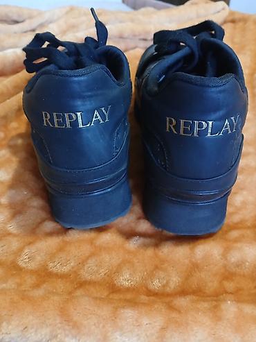 Patike: ORIGINAL Replay ženske patike – crne, platforma - Model: Replay — 9