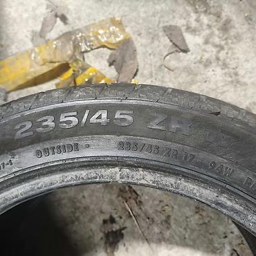 245 55 17: Шины 235 / 45 / R 17, Лето, Б/у, 1 шт, Легковые, Continental — 4