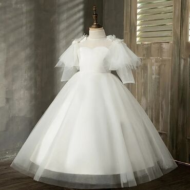 платье белые: Вечернее платье, Пышное, Длинная модель, Камни