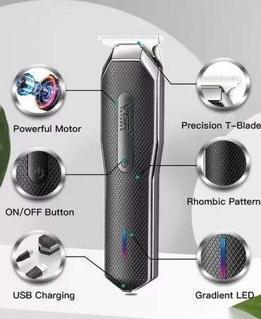 professional mikrofon: Машинка для стрижки волос До 120 мин