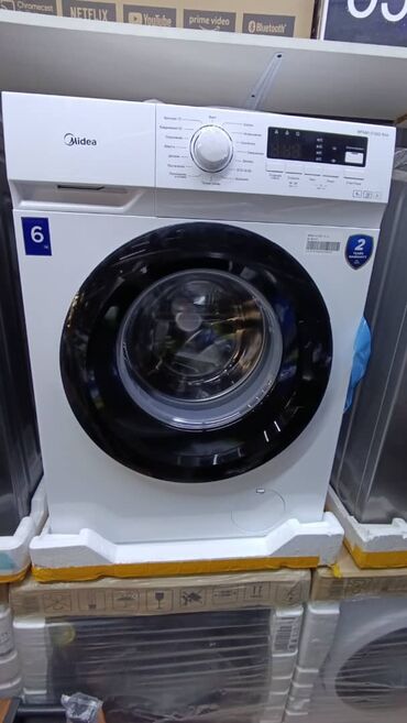 стералное машина: Кир жуучу машина Midea, Жаңы, Автомат, 6 кг чейин, Тар