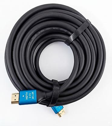 Стол компьютерлери жана комлектөөчүлөр: Кабель HDMI - HDMI (male-male) v. 2.0 4K x 2k Blue/Black 10 — 1