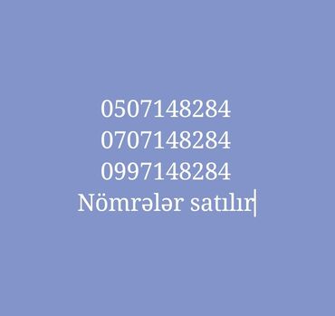 telefon nömrə satışı: Number: ( 050 ) ( 507148284 ), Yeni