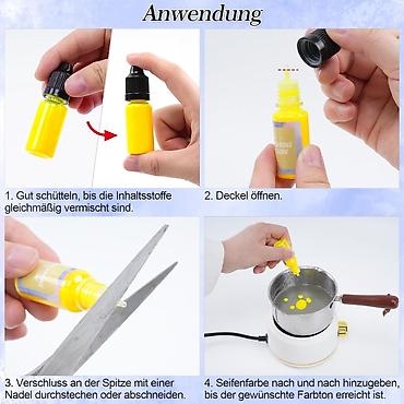 patike smederevo: DEWEL set tečnih boja za sapune – 16 x 10 ml, visoko koncentrisani — 3