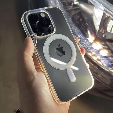 мобила: Прозрачный магнитный чехол MagSafe для iPhone - Совместимость — 4