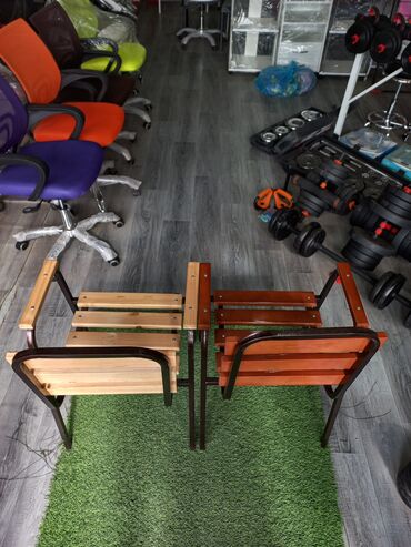 Bağ, çöl masa və oturacaq dəstləri: Yeni, Dördbucaq masa, 4 stul, Açılmayan, Stullar ilə, Metal, Azərbaycan — 6