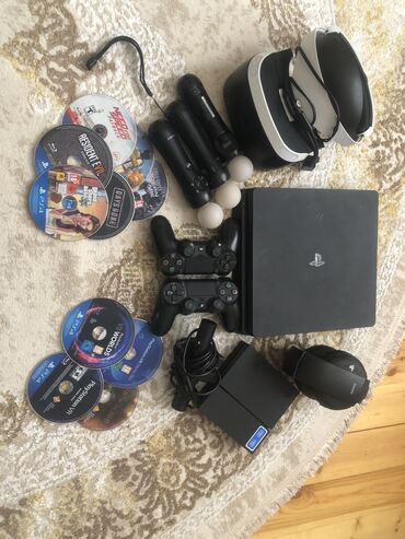 resident evil: Plastation 4 slim model 1 Tb Plastation Vr Plastation Vr plastationa