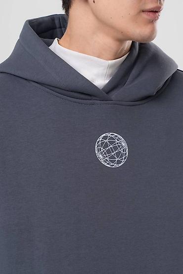 Толстовки: Мужская толстовка, XL, Новый, цвет - Серый, Самовывоз, Платная доставка — 4