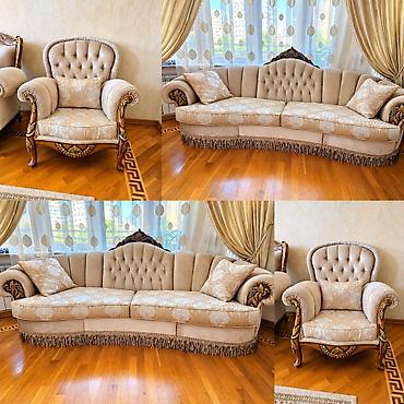 Endirim olundu‼️‼️‼️İtalya istehsali 2 divan 2 kreslo dest 550₼
