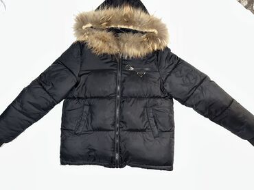 женская куртка зима: Куртка XL (EU 42), цвет - Черный