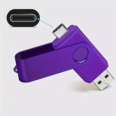 Hard diskovi, eksterni diskovi: USB flash memorija(dvostruki-USB i C ulaz) 128MB NOVO. DUALNA FLEŠ — 1
