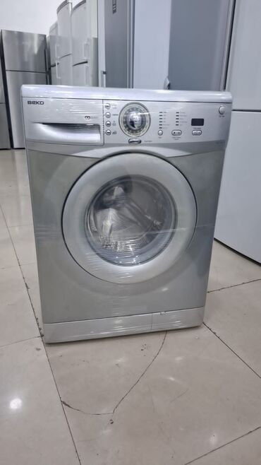 süd maşini: Beko önyükləməli paltaryuyan maşın - Rəng: gümüşü - Ön paneldə